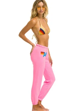 Sweatpants | Aviator Nation LOGO SWEATPANTS - NEON PINK NEONPINK
