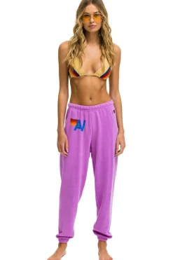 Sweatpants | Aviator Nation LOGO SWEATPANTS - NEON PURPLE NEONPURPLE
