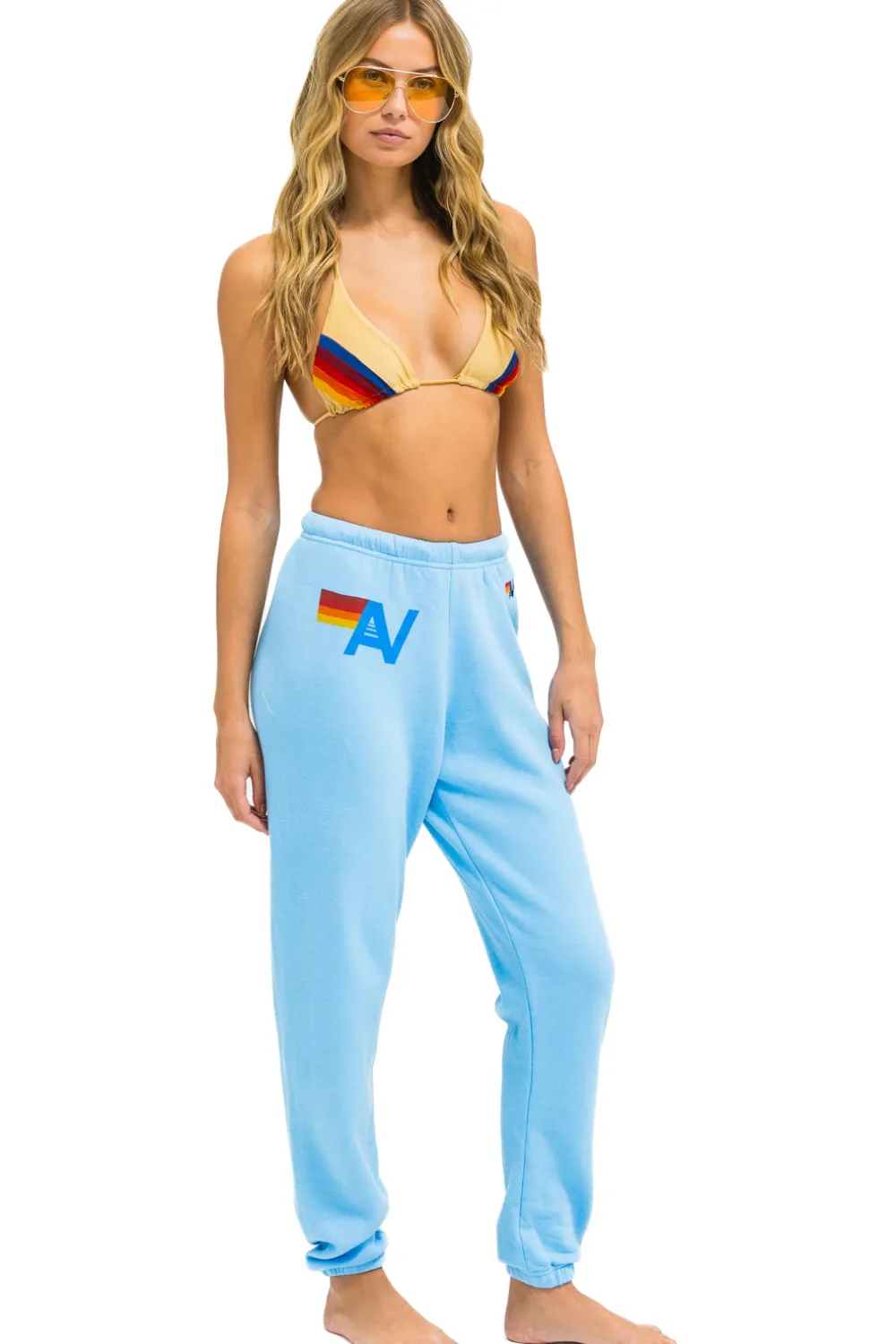 Sweatpants | Aviator Nation LOGO SWEATPANTS - SKY
