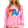 Sweatshirts | Sweatshirts | Aviator Nation LOGO SWEATSHIRT - NEON PINK NEONPINK