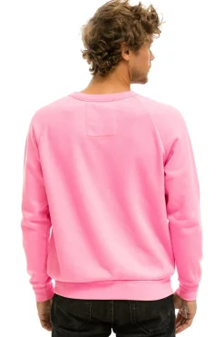 Sweatshirts | Sweatshirts | Aviator Nation LOGO SWEATSHIRT - NEON PINK NEONPINK