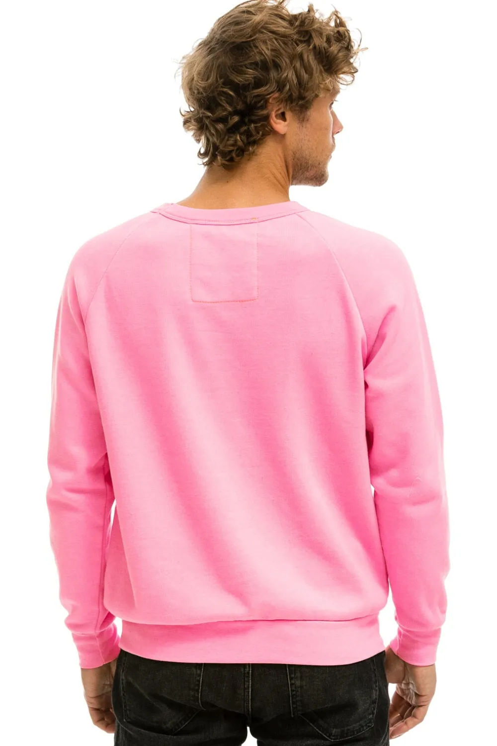 Sweatshirts | Sweatshirts | Aviator Nation LOGO SWEATSHIRT - NEON PINK NEONPINK