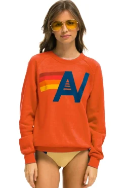 Sweatshirts | Sweatshirts | Aviator Nation LOGO SWEATSHIRT - ORANGE
