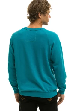 Sweatshirts | Sweatshirts | Aviator Nation LOGO SWEATSHIRT - TEAL