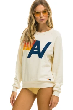 Sweatshirts | Sweatshirts | Aviator Nation LOGO SWEATSHIRT - VINTAGE WHITE VINTAGEWHITE