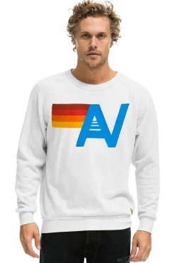 Sweatshirts | Sweatshirts | Aviator Nation LOGO SWEATSHIRT - WHITE