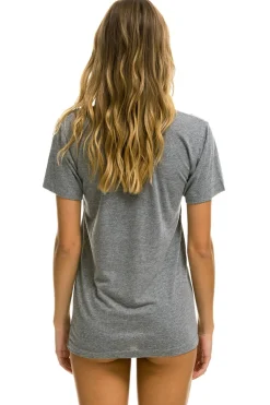 Tees | Tees | Aviator Nation LOGO TEE - HEATHER GREY HEATHERGREY