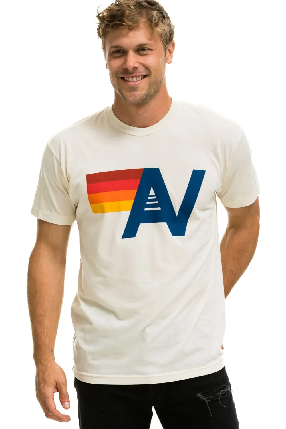Tees | Tees | Aviator Nation LOGO TEE - VINTAGE WHITE VINTAGEWHITE