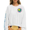 Sweatshirts | Collab Merchandise | Aviator Nation MALIBU CHILI COOK-OFF 2023 CREW SWEATSHIRT RELAXED - WHITE