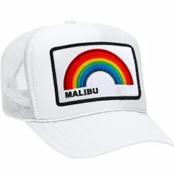 Trucker Hats | Trucker Hats | Aviator Nation MALIBU RAINBOW TRUCKER HAT