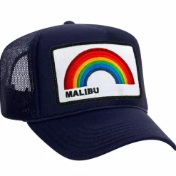 Trucker Hats | Trucker Hats | Aviator Nation MALIBU RAINBOW TRUCKER HAT