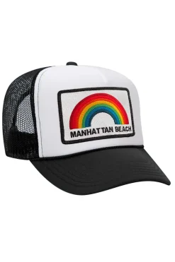 Trucker Hats | Trucker Hats | Aviator Nation MANHATTAN BEACH RAINBOW TRUCKER HAT