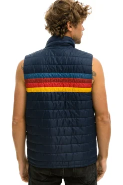 Vests | Aviator Nation MEN'S 4 STRIPE VEST - NAVY