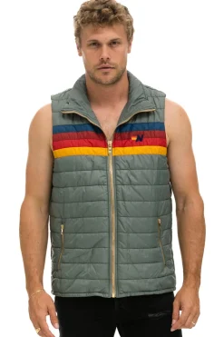 Vests | Aviator Nation MEN'S 4 STRIPE VEST - SEDONA
