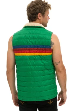 Vests | Aviator Nation MEN'S 4 STRIPE VEST SHERPA- AMAZON