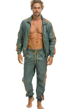 Wind Breakers | Aviator Nation MEN'S 4 STRIPE WIND PANT - SEDONA GREY SEDONAGREY