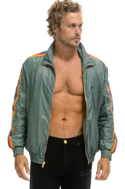 Wind Breakers | Aviator Nation MEN'S 4 STRIPE WINDBREAKER - SEDONA