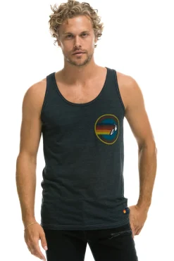 Tanks | Aviator Nation MEN'S TANK - CHARCOAL