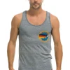 Tanks | Aviator Nation MEN'S TANK - HEATHER GREY HEATHERGREY