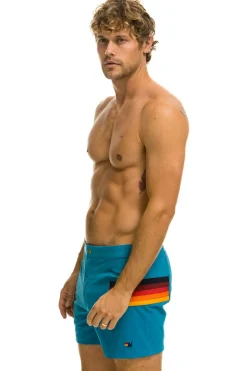 Boardshorts | Shorts | Aviator Nation MEN'S HORIZONTAL 5 STRIPE FLEX SHORTS - ANTIGUA