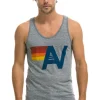 Tanks | Aviator Nation MEN'S LOGO TANK - HEATHER GREY HEATHERGREY