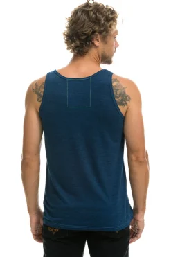 Tanks | Aviator Nation MEN'S LOGO TANK - NAVY