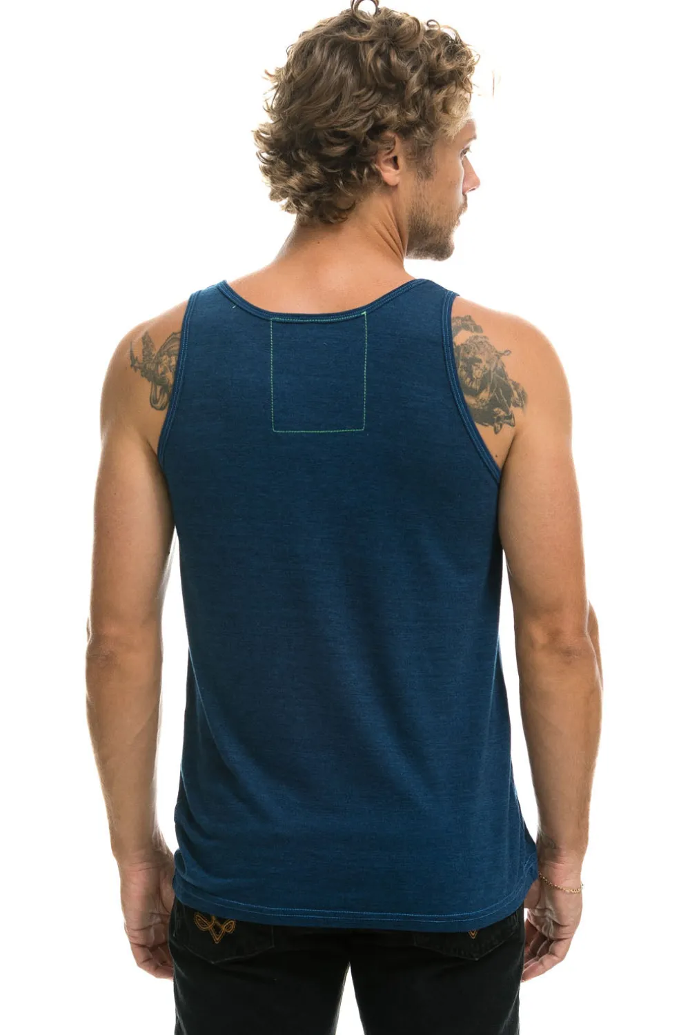 Tanks | Aviator Nation MEN'S LOGO TANK - NAVY