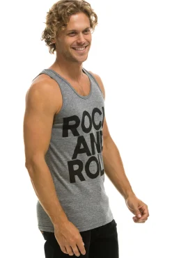 Tanks | Aviator Nation MEN'S ROCK AND ROLL TANK - HEATHER GREY HEATHERGREY