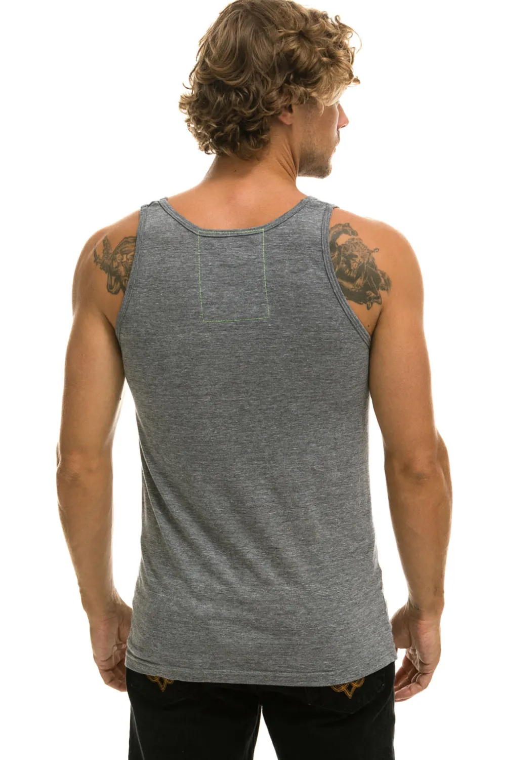 Tanks | Aviator Nation MEN'S ROCK AND ROLL TANK - HEATHER GREY HEATHERGREY