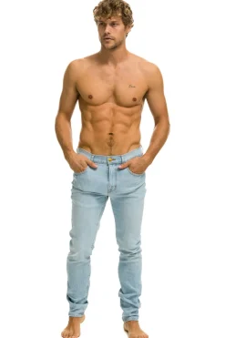 Denim | Denim | Aviator Nation MEN'S SLIM FIT SURFER DENIM JEAN - SUPER LIGHT SUPERLIGHT