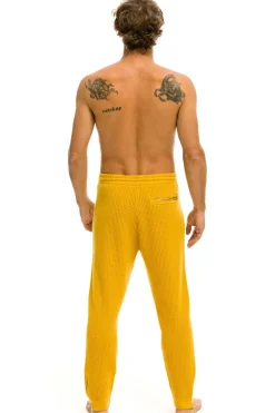 Sweatpants | Aviator Nation MEN'S VINTAGE CABIN CASHMERE SWEATER PANT- GOLD GOLDWOMENSAviatorNation