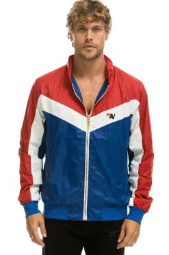 Wind Breakers | Aviator Nation MEN'S WINDBREAKER JACKET - CLASSIC USA CLASSICUSA