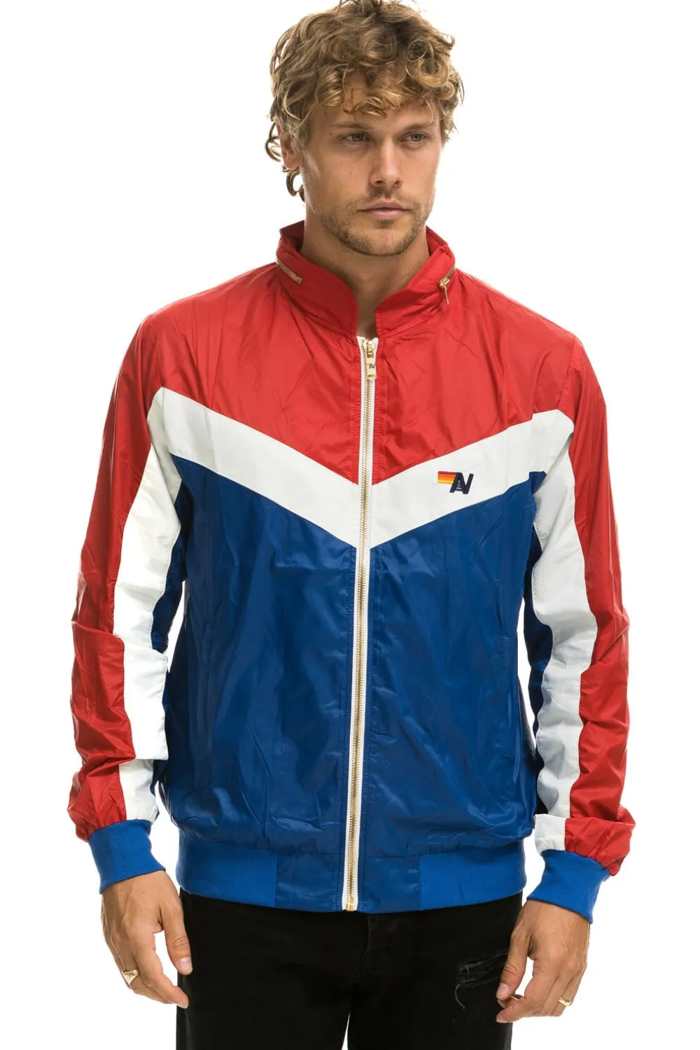 Wind Breakers | Aviator Nation MEN'S WINDBREAKER JACKET - CLASSIC USA CLASSICUSA