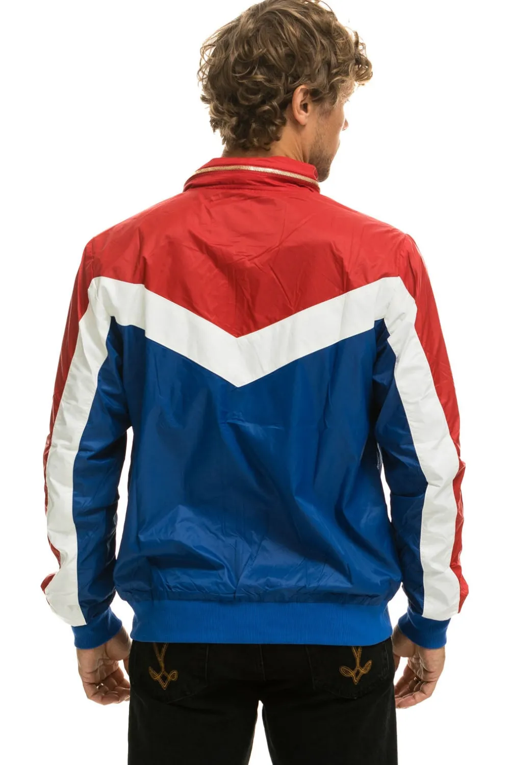 Wind Breakers | Aviator Nation MEN'S WINDBREAKER JACKET - CLASSIC USA CLASSICUSA