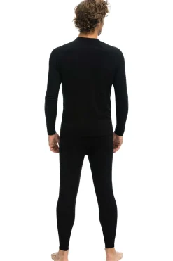Base Layers | Aviator Nation MICRO MODAL BASE LAYER BOTTOM - BLACK
