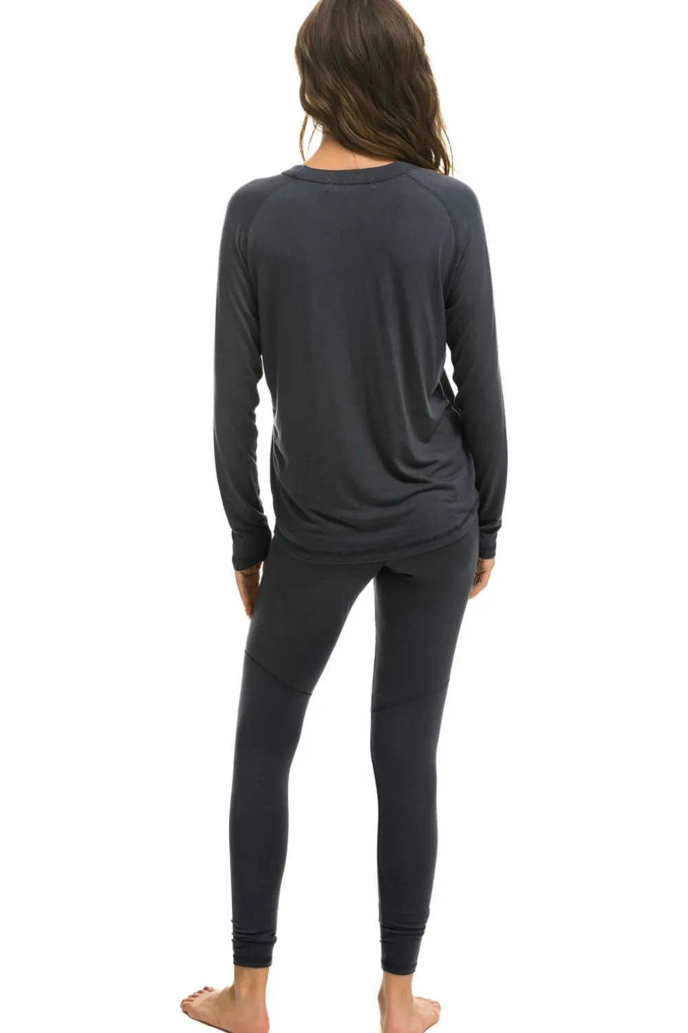 Base Layers | Aviator Nation MICRO MODAL BASE LAYER BOTTOM - TITANIUM