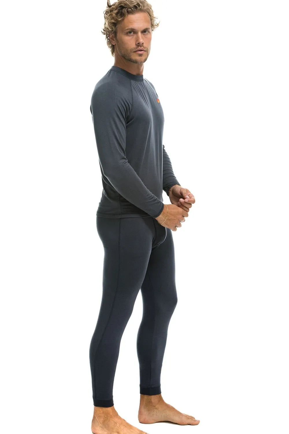 Base Layers | Aviator Nation MICRO MODAL BASE LAYER BOTTOM - TITANIUM