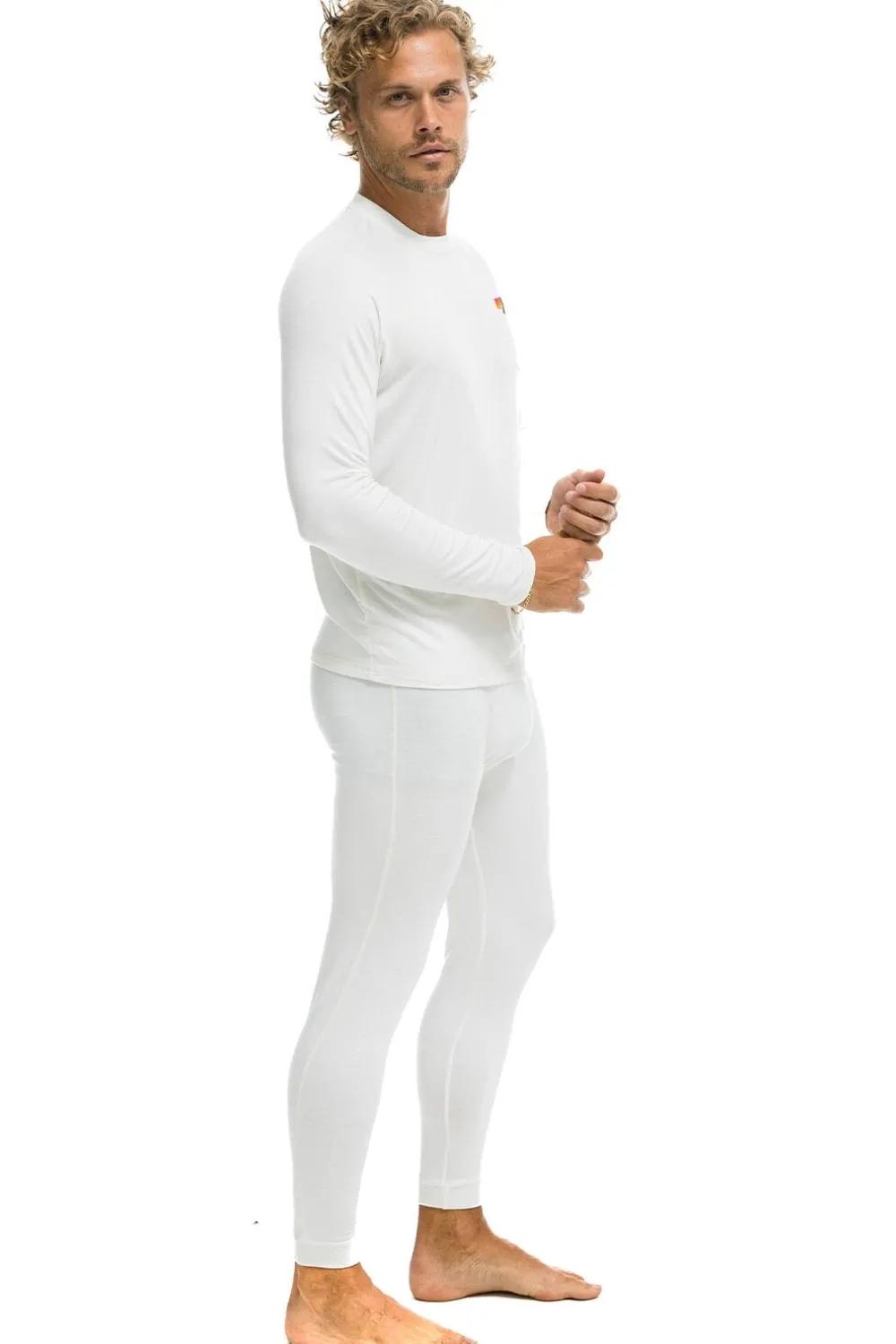 Base Layers | Aviator Nation MICRO MODAL BASE LAYER BOTTOM - VINTAGE WHITE VINTAGEWHITE