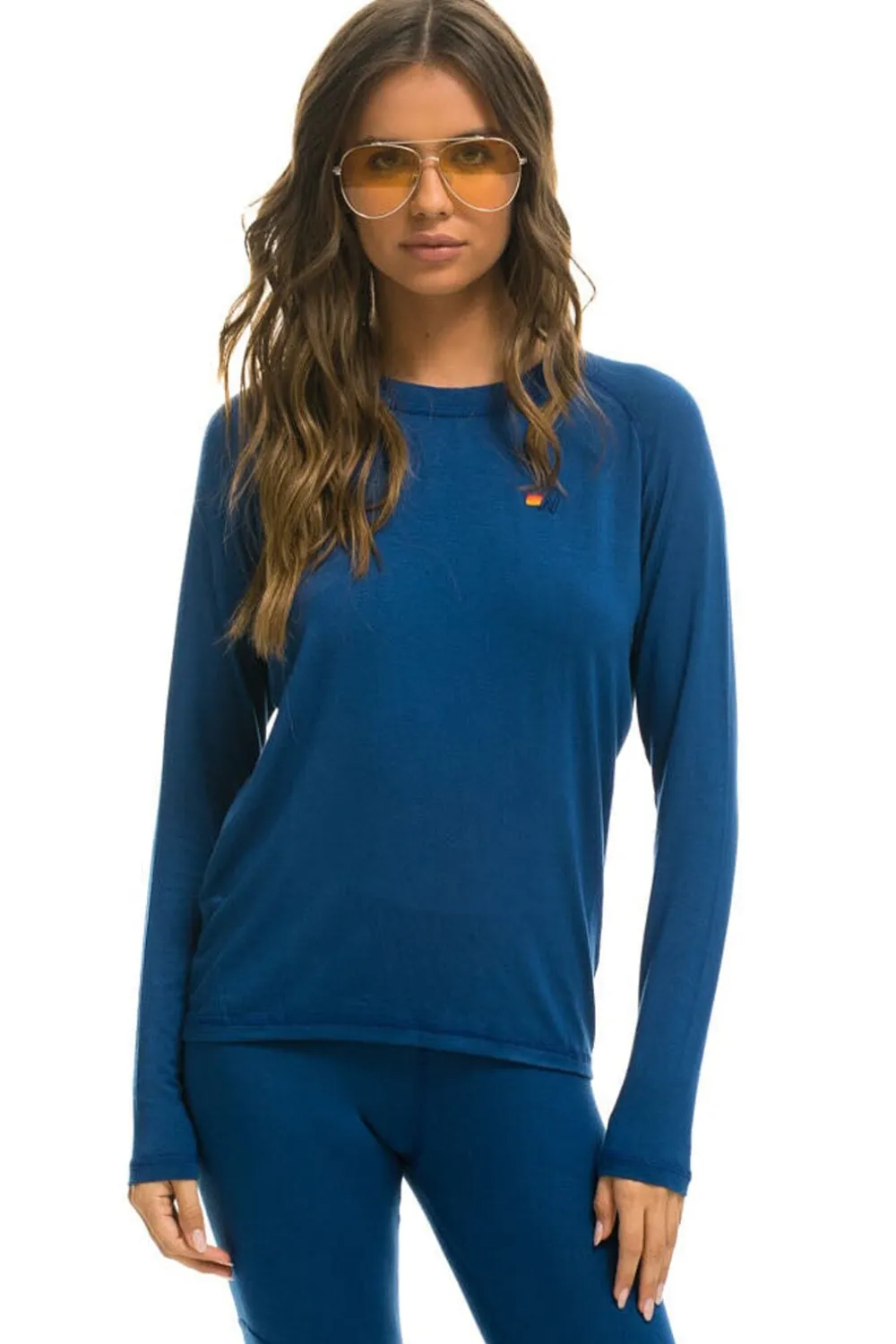 Base Layers | Aviator Nation MICRO MODAL BASE LAYER TOP - ROYAL