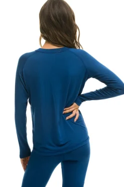 Base Layers | Aviator Nation MICRO MODAL BASE LAYER TOP - ROYAL
