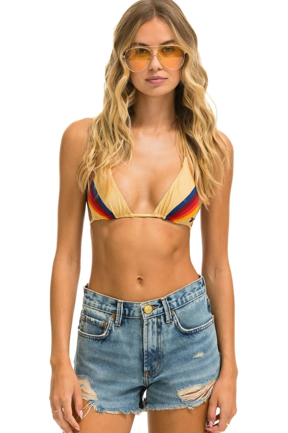 Denim | Denim | Aviator Nation MID RISE BOYFRIEND CUTOFF JEAN SHORTS - VINTAGE