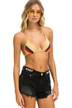 Denim | Denim | Aviator Nation MID RISE BOYFRIEND CUTOFF KEEP SMILING JEAN SHORTS - VINTAGE BLACK VINTAGEBLACK