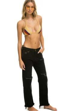 Denim | Denim | Aviator Nation MID RISE RELAXED SURFER JEAN - VINTAGE BLACK VINTAGEBLACK