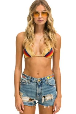 Denim | Denim | Aviator Nation MID RISE ROCKER COWGIRL CUTOFF CALI LOVER HEART JEAN SHORTS - VINTAGE