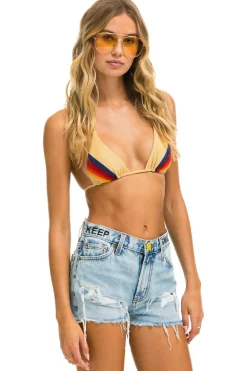Denim | Denim | Aviator Nation MID RISE ROCKER COWGIRL CUTOFF KEEP SMILING JEAN SHORTS - SUPER LIGHT SUPERLIGHT
