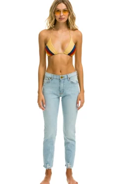 Denim | Denim | Aviator Nation MID RISE SLIM SURFER JEAN - SUPER LIGHT SUPERLIGHT