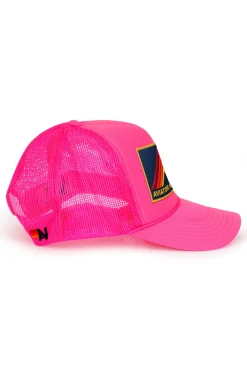 Trucker Hats | Trucker Hats | Aviator Nation MOUNTAIN STRIPE VINTAGE TRUCKER HAT