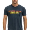 Tees | Tees | Aviator Nation NASHVILLE MUSIC CITY TEE - CHARCOAL