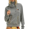 Hoodies | Hoodies | Aviator Nation NINJA PULLOVER HOODIE - HEATHER GREY HEATHERGREY