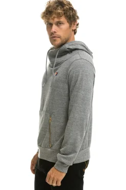 Hoodies | Hoodies | Aviator Nation NINJA PULLOVER HOODIE - HEATHER GREY HEATHERGREY